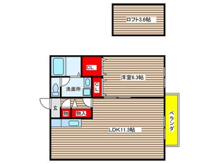 ロイヤルコート水広下の物件間取画像